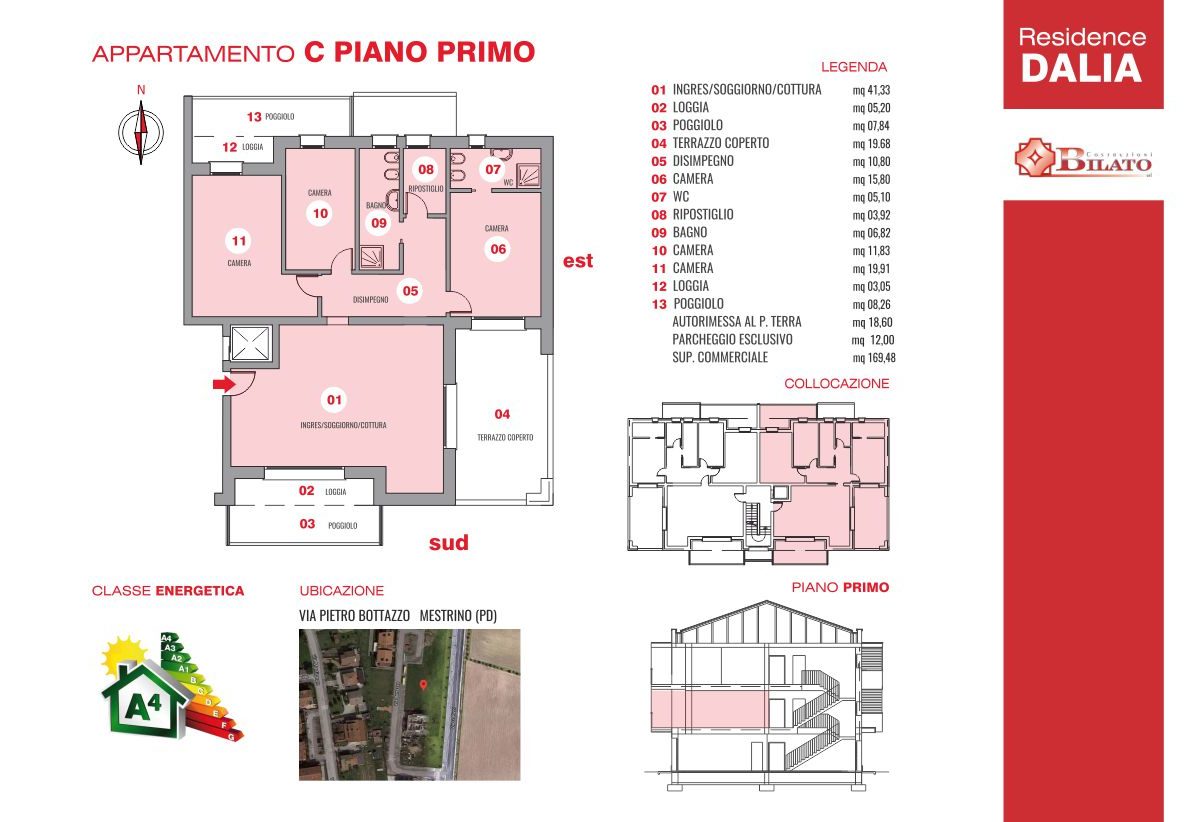 Condominio di 6 unità abitative 3 Tricamere al piano primo e 3 Tricamere al piano secondo Lissaro di Mestrino gallery 15