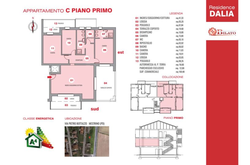 Condominio di 6 unità abitative 3 Tricamere al piano primo e 3 Tricamere al piano secondo Lissaro di Mestrino gallery 15